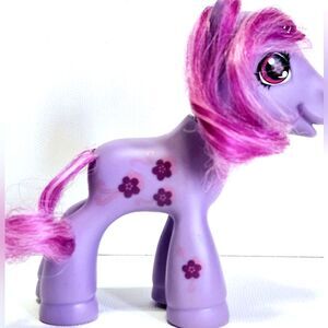 Vintage Pony Purple Flowers Cutie Mark.